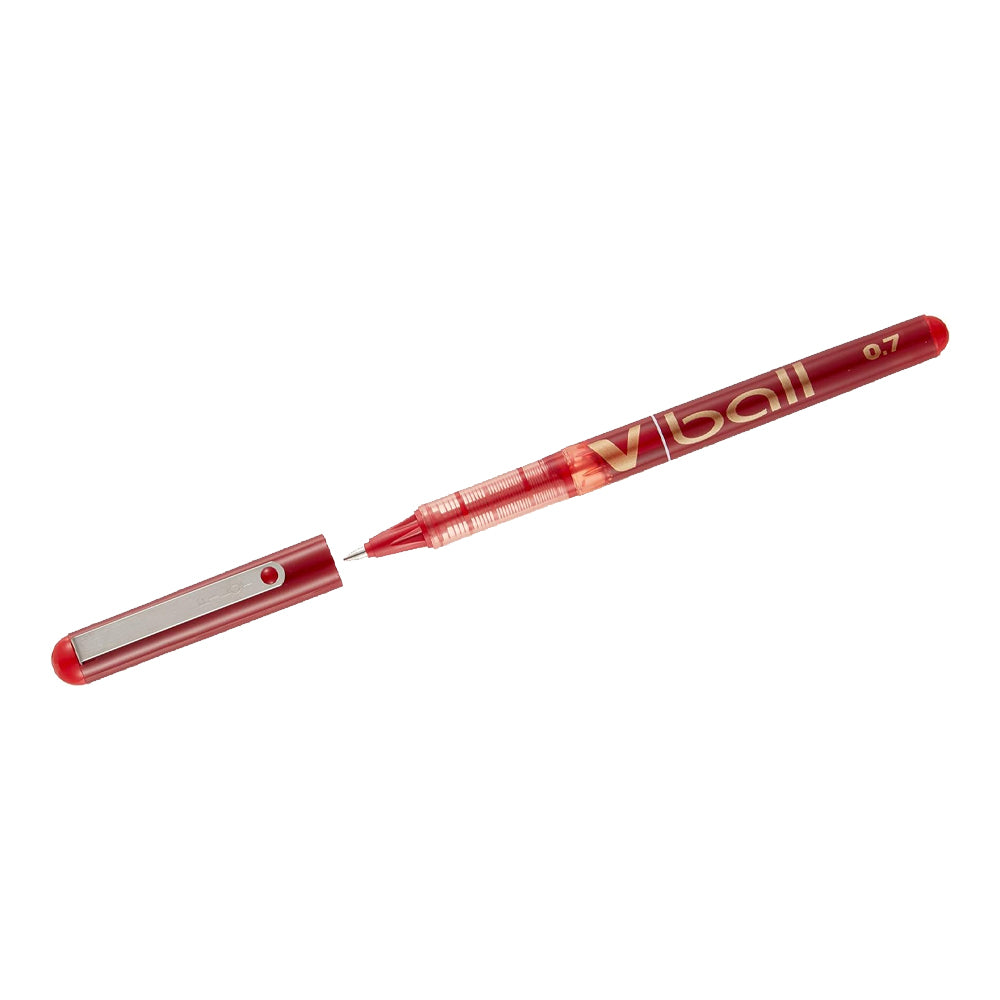 Esferográfica Gel Pilot V-Ball M Vermelho 0,7mm 1un