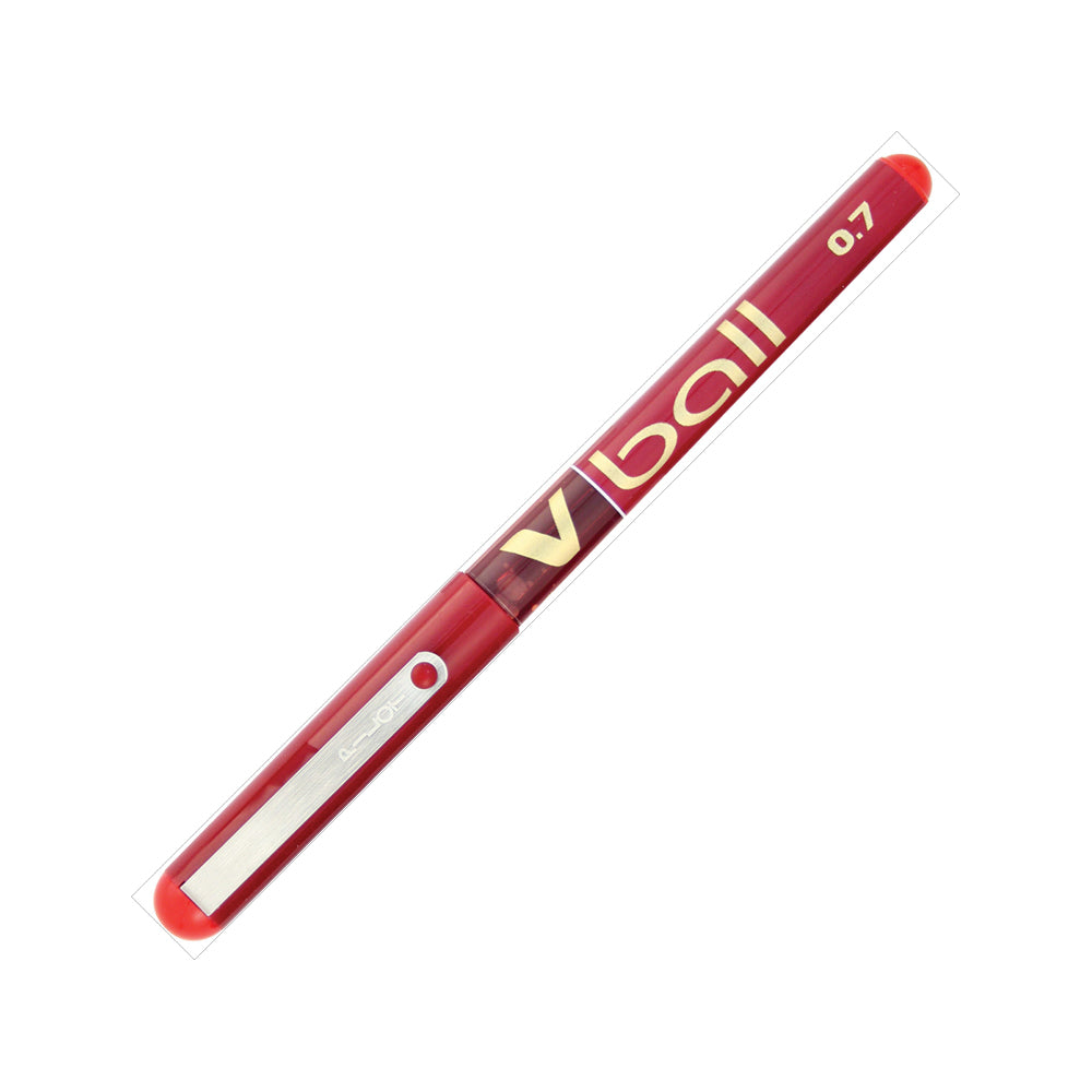 Esferográfica Gel Pilot V-Ball M Vermelho 0,7mm 1un