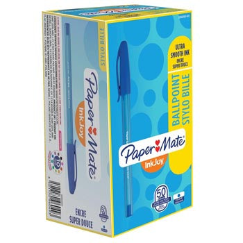 Esferográfica Paper Mate Inkjoy 100 Azul 1mm 50un