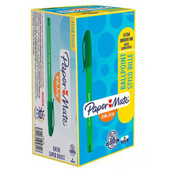 Esferográfica Paper Mate InkJoy 100 Verde 1mm 50un