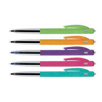 Esferográfica BIC M10 Ball Point Retrátil Azul 1mm 50un