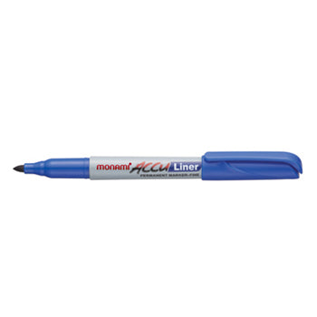 Marcador Médio MonAmi AccuLiner X-Fine Azul 1un