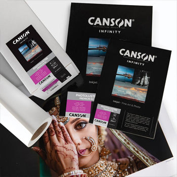Papel A4 310g Canson Infinity PhotoLustre Premium RC 25Fls