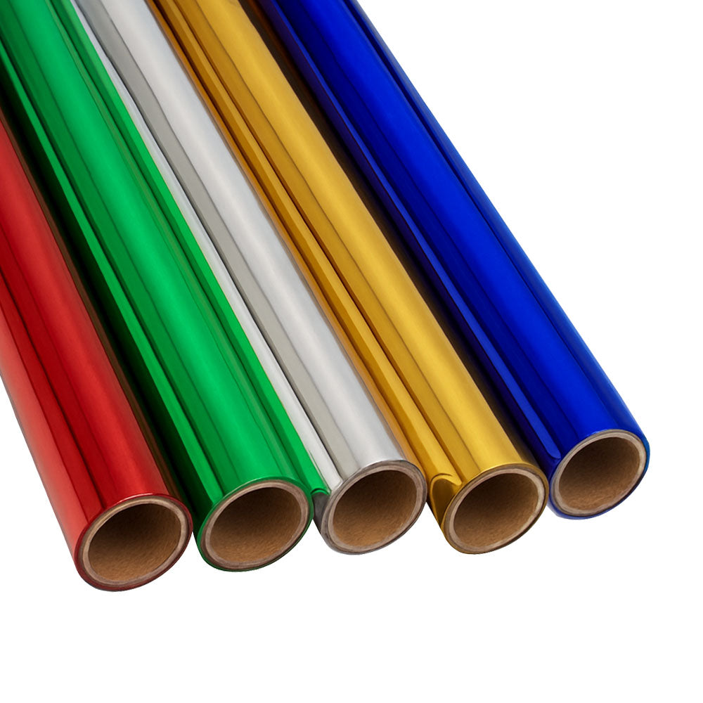 Papel Metalizado 50cmx2m Sortido Rolo