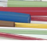 Papel Kraft Azul Cobre 1x3mts 70g Rolo