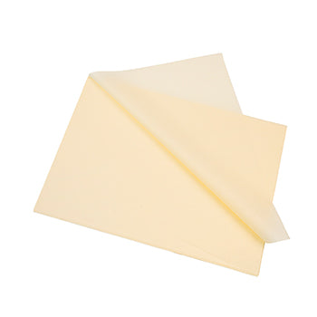 Papel Seda Amarelo Pastel 50x75cm 26Fls