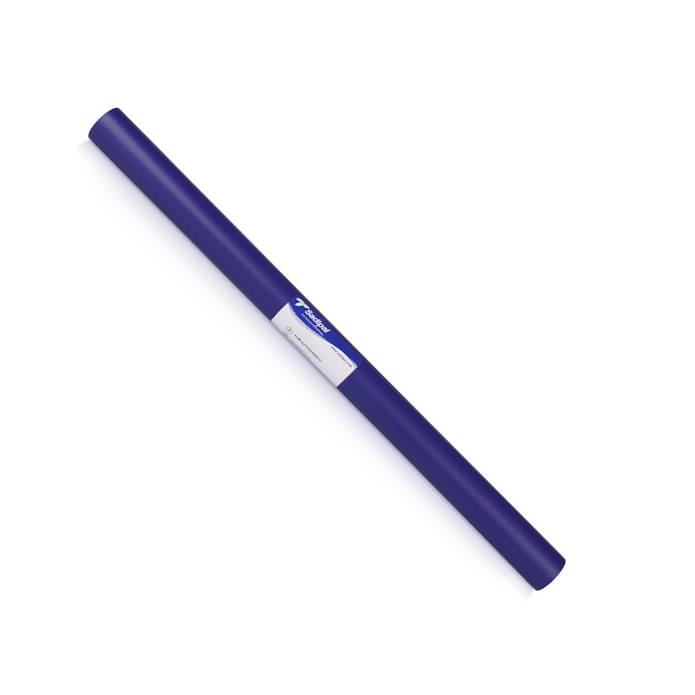Forra Livros Autocolante 050cmx2m Azul Forte Matte Rolo 1un