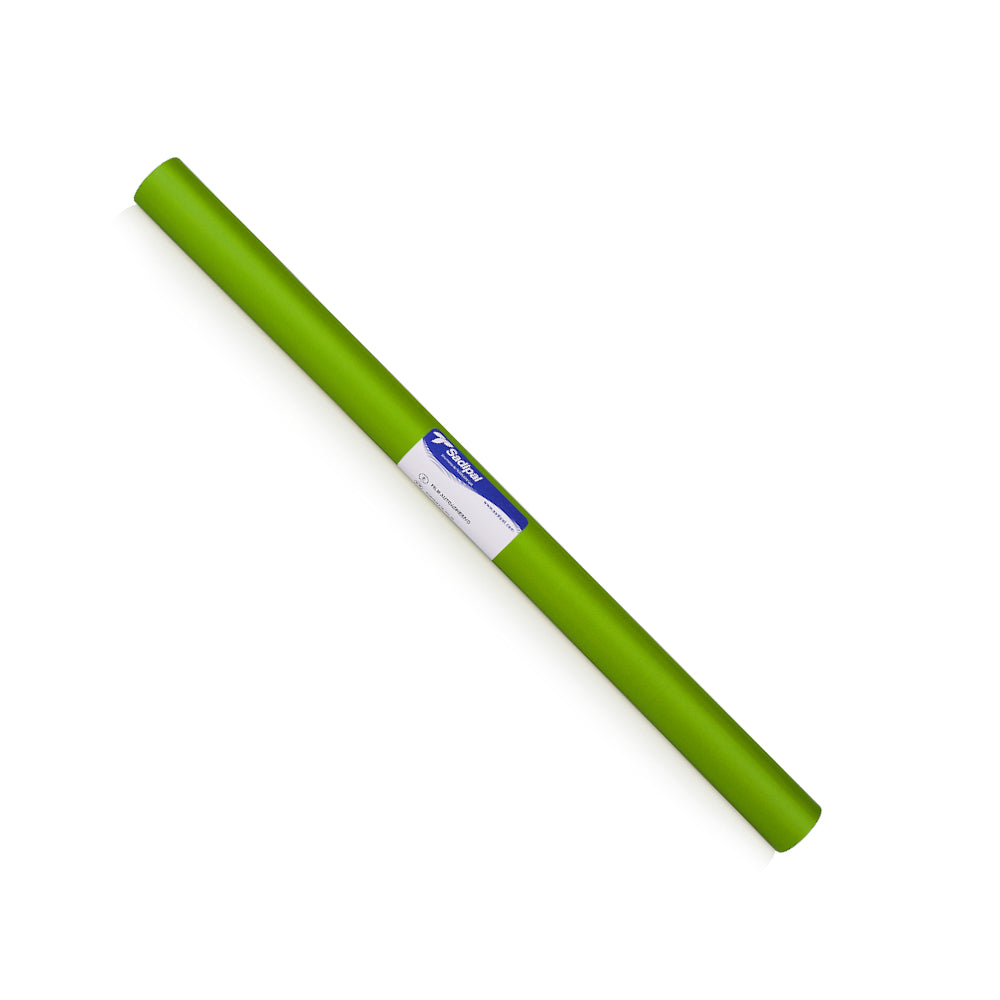 Forra Livros Autocolante 050cmx2m Verde Matte Rolo 1un