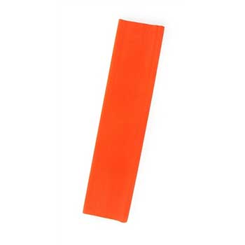 Papel Crepe Laranja 50x250cm Rolo