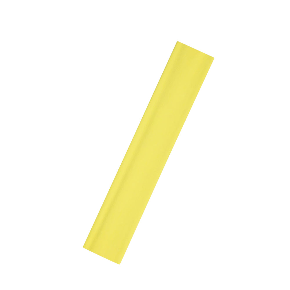 Papel Crepe Amarelo Limão 50x250cm Rolo
