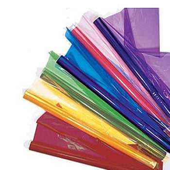 Papel Celofane Amarelo 50x65cm Rolo 25Fls