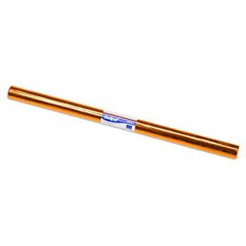 Papel Celofane Laranja 50x65cm Rolo 25Fls