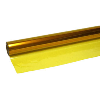 Papel Celofane Amarelo 70cmx10m Rolo