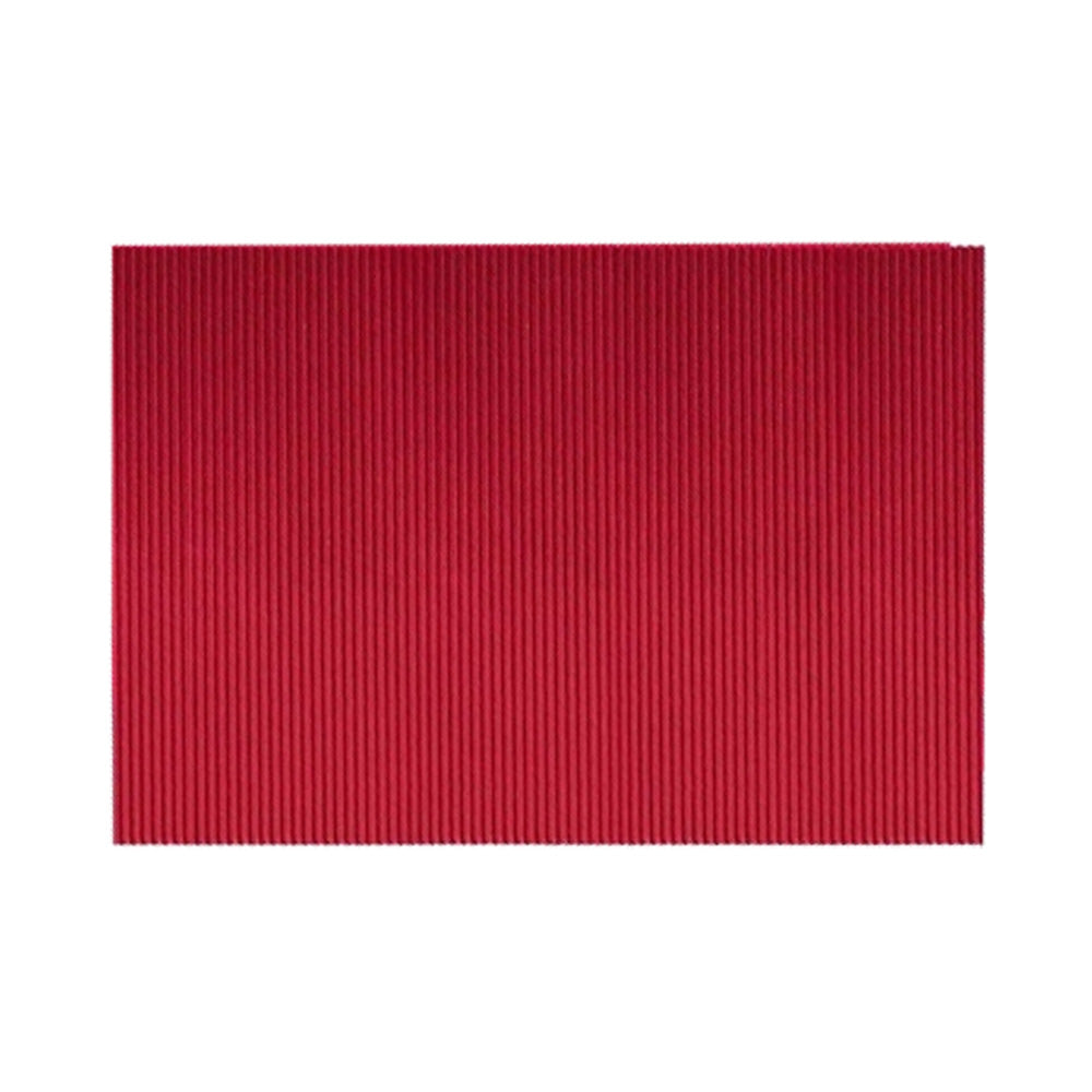 Cartão Canelado Colorido 50x70cm Vermelho Folha