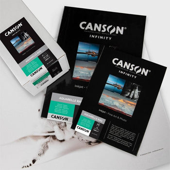 Papel 0610mmx015,24m 310g Canson Aquarelle Rag 100% 1 Rolo