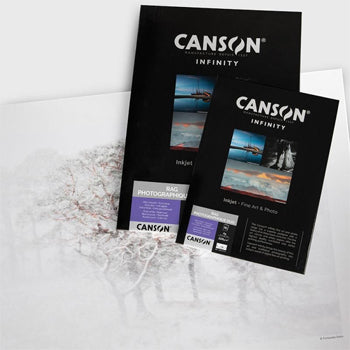 Papel A4 220g Canson Infinity Rag Photograph Duo 100% 10Fls
