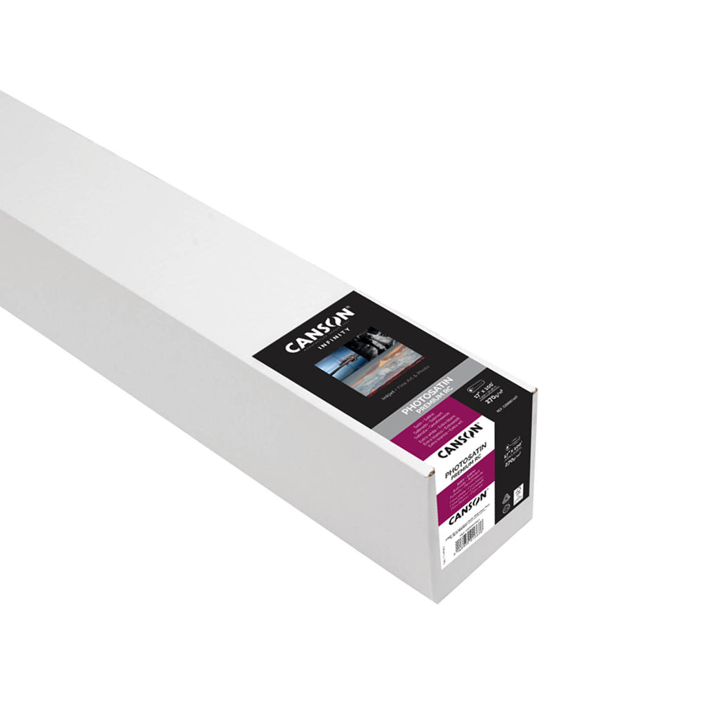 Papel 0610mmx030m 270g Canson PhotoSatin RC 1 Rolo
