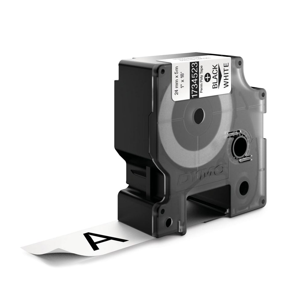 Fita 24mmx5,5m Preto/Branco Poliéster 1734523