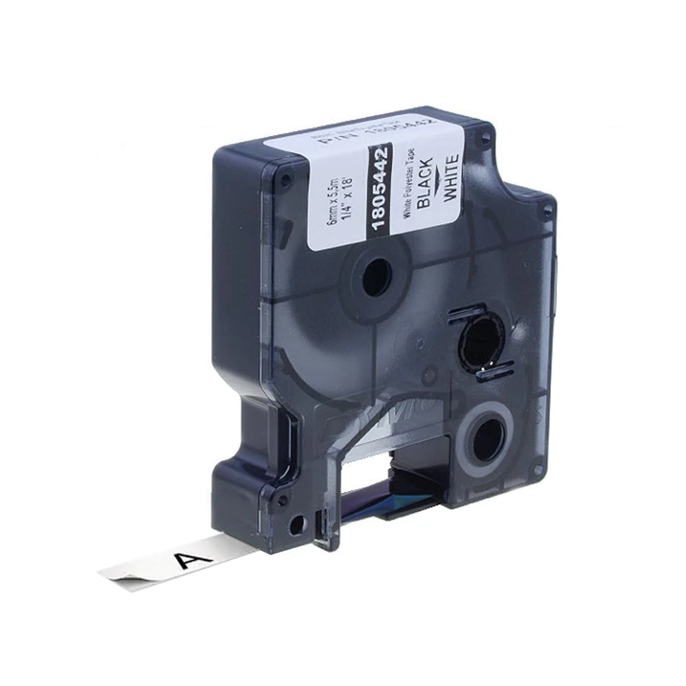Fita 06mmx5,5m Preto/Branco Poliéster 1805442