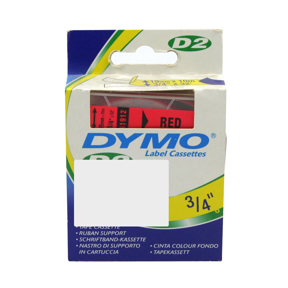 Fita 19mmx10m Vermelha Plástico 61912