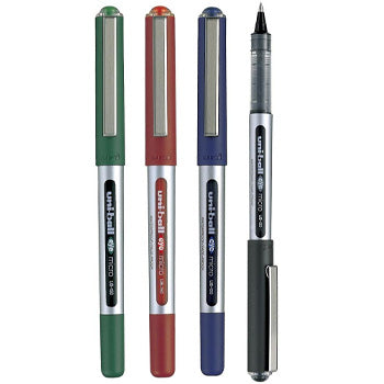 Marcador Roller Uniball UB150 0,5mm 4 Cores 4un
