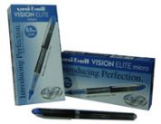 Marcador Roller Uniball Vision Elite UB205 0,5mm Azul 12un