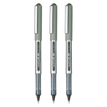 Marcador Roller Uniball Eye Fine UB157 0,7mm Preto 3un