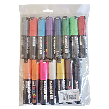 Marcador Uniball Posca PC-7M 4,5mm 15 Cores 15un