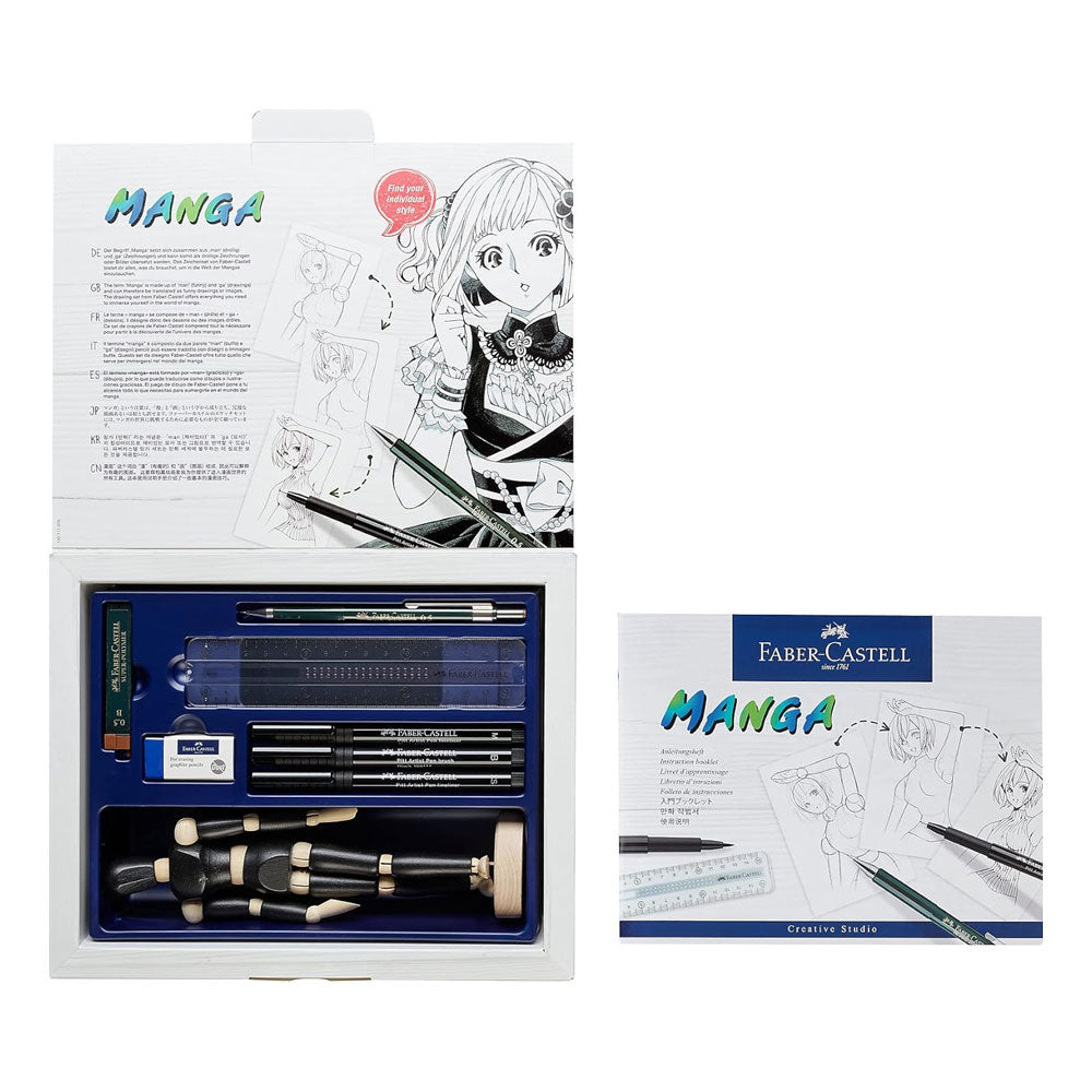 Pack Iniciação Marcador Artístico Pitt Faber-Castell Manga