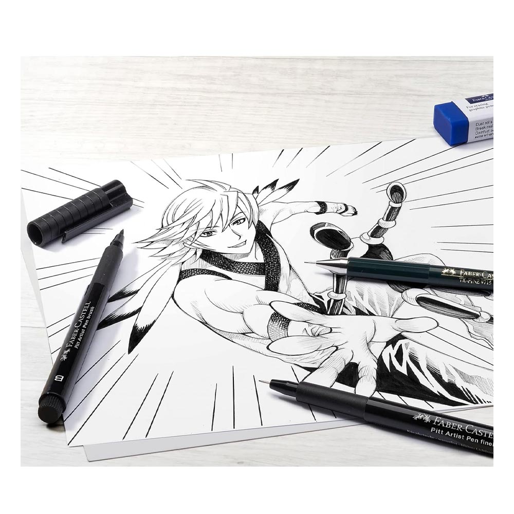 Pack Iniciação Marcador Artístico Pitt Faber-Castell Manga