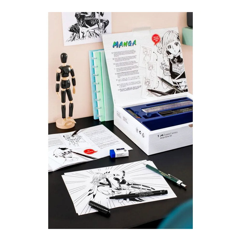 Pack Iniciação Marcador Artístico Pitt Faber-Castell Manga