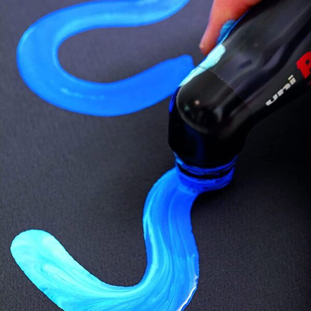 Marcador Uniball Posca MopR PCM-22 19mm Azul Claro (8) 1un