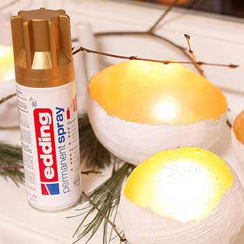 Tinta Acrílica Edding 5200 Spray 200ml Ouro Rico