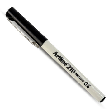 Marcador Médio Artline 210 0,6mm Preto 1un