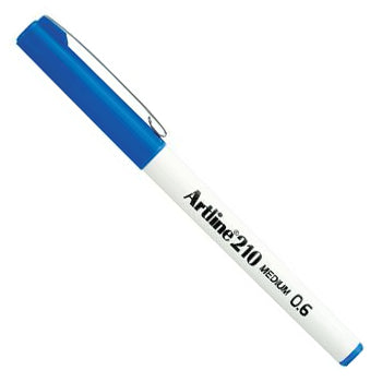 Marcador Médio Artline 210 0,6mm Azul 1un
