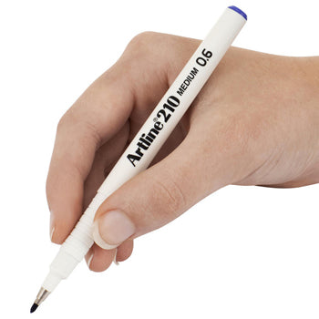 Marcador Médio Artline 210 0,6mm Azul 1un