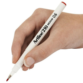 Marcador Médio Artline 210 0,6mm Vermelho 1un