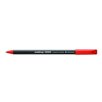 Marcador Médio Edding 1200 1mm Vermelho 1un