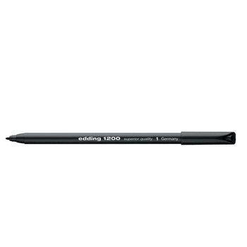 Marcador Médio Edding 1200 1mm Preto 1un