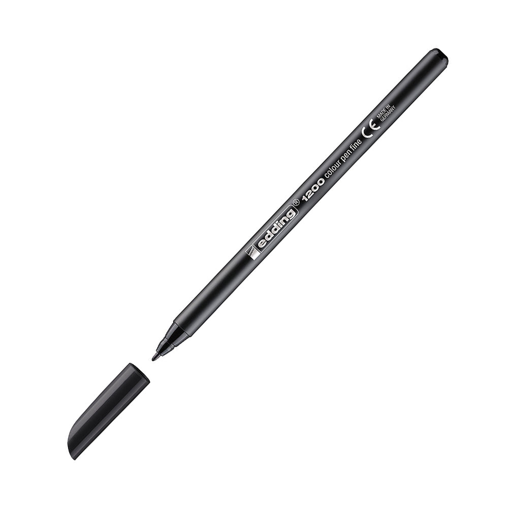 Marcador Médio Edding 1200 1mm Preto 1un