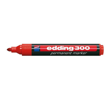 Marcador Médio Edding 300 1,5-3mm Vermelho 1un