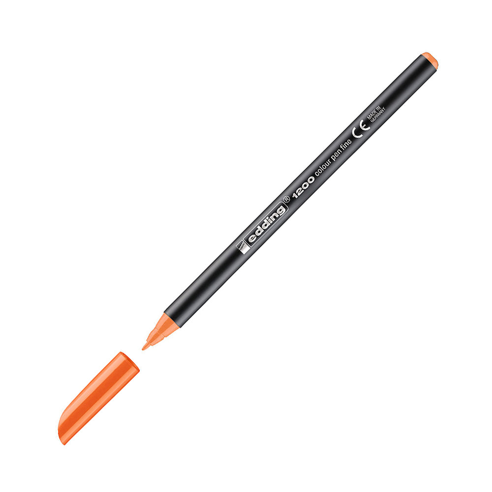 Marcador Médio Edding 1200 1mm Laranja 1un