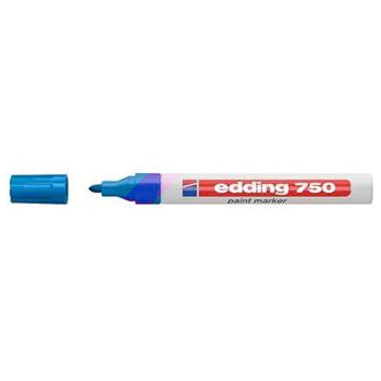 Marcador Grosso Edding 750 2-4mm Azul 1un