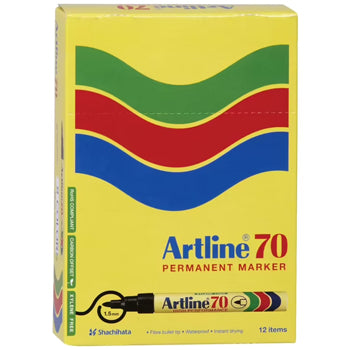 Marcador Permanente Médio Artline 70 1,5mm Preto 1un