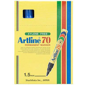 Marcador Permanente Médio Artline 70 1,5mm Azul 1un