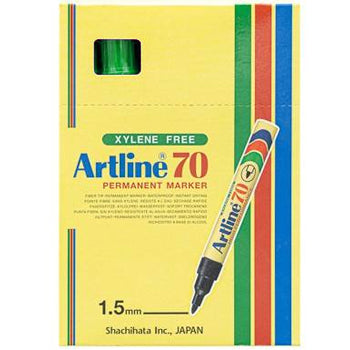 Marcador Permanente Médio Artline 70 1,5mm Verde 1un