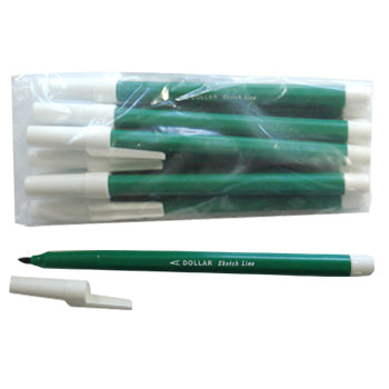 Marcador Feltro  01un Sketch Line Médio 0,5mm Verde Escuro