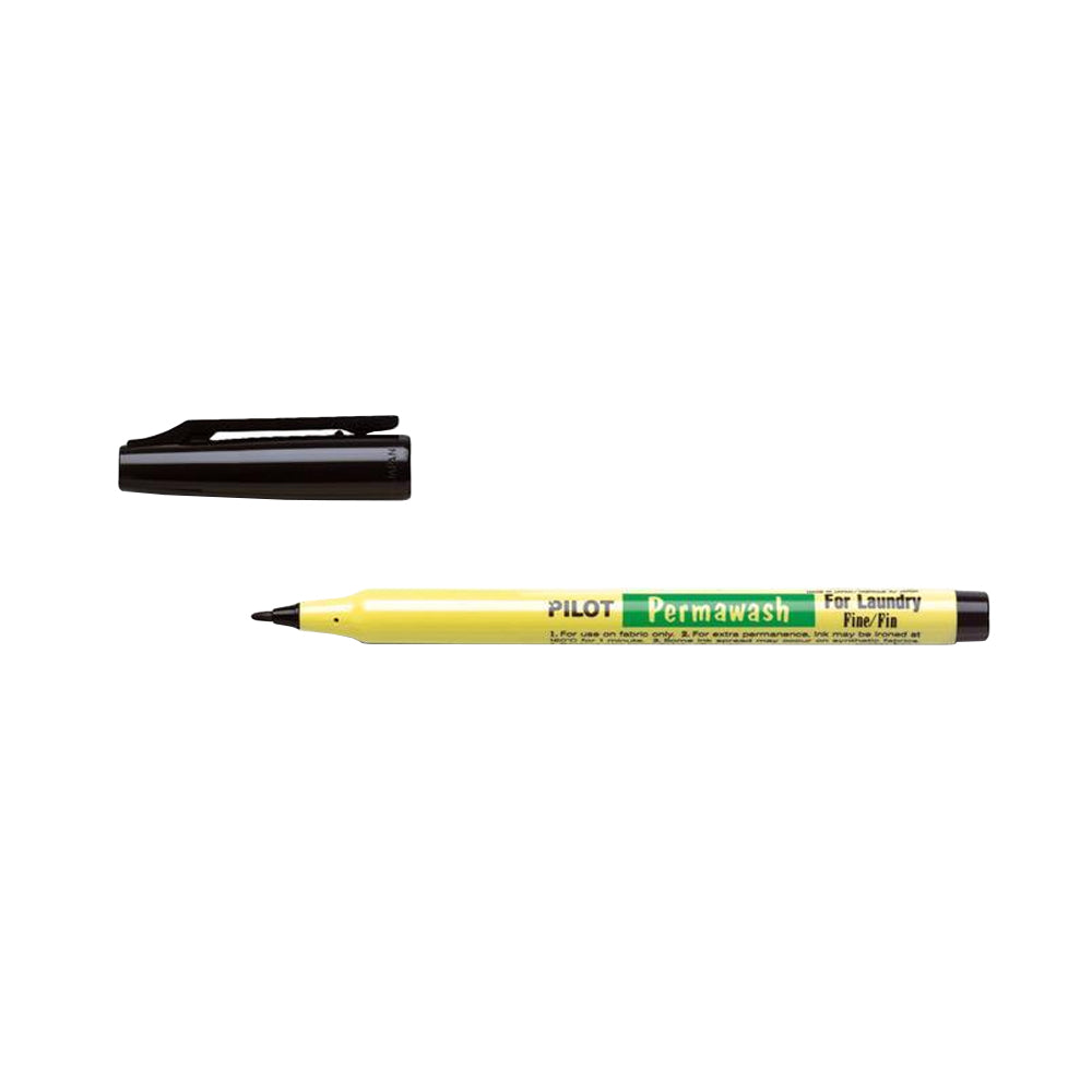Marcador Tecidos Pilot PermaWash SWN-LMF-B Preto 1un