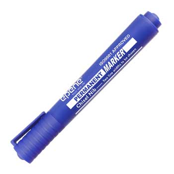 Marcador Permanente Grosso Epene EP11-2002 2mm Azul 1un
