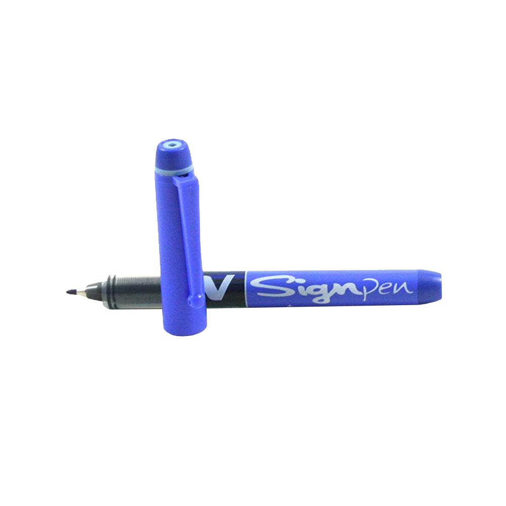 Marcador Médio Pilot V-Sign Pen 0,6mm Azul 1un